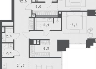 Продам 2-комнатную квартиру, 115.7 м2, Москва, Садовая-Сухаревская улица, 14с1, метро Трубная