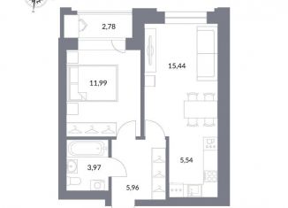 Продам 1-ком. квартиру, 42.9 м2, Новосибирск, метро Маршала Покрышкина, улица Державина, 50