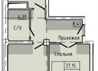 Продаю 2-комнатную квартиру, 62.6 м2, Нальчик, Профсоюзная улица, 333, район Дубки