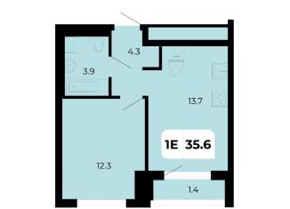 Продаю 1-комнатную квартиру, 35.6 м2, Ростов-на-Дону, Ворошиловский район, Орбитальная улица, 27