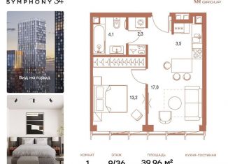 Продажа 1-комнатной квартиры, 40 м2, Москва, метро Дмитровская