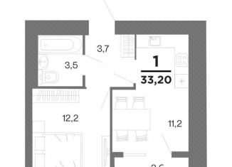 Продажа 1-комнатной квартиры, 31.9 м2, Рязанская область