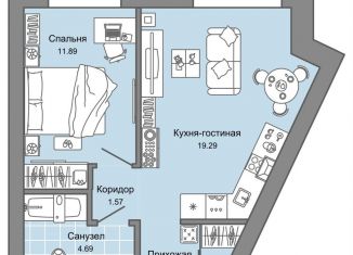 Продается 2-комнатная квартира, 41 м2, Свердловская область