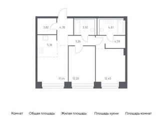 Продаю 2-комнатную квартиру, 66.4 м2, Москва, район Раменки, жилой комплекс Нова, к1