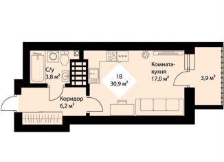 Продаю квартиру студию, 29 м2, Екатеринбург, метро Проспект Космонавтов