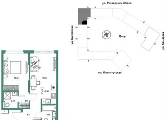 Продаю 2-ком. квартиру, 47.4 м2, Мытищи