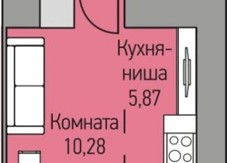 Однокомнатная квартира на продажу, 25 м2, Кировская область, Ботаническая улица, 1