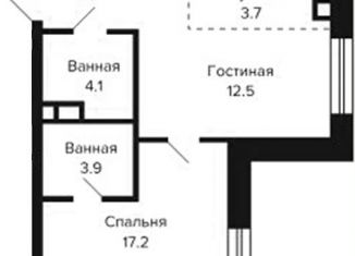 Продается 2-комнатная квартира, 47.6 м2, Новосибирск, метро Золотая Нива, Красносельская улица