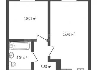 Продам 1-комнатную квартиру, 35 м2, Тюменская область, Светлая улица, 10к2