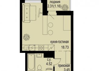 Продается квартира студия, 27.9 м2, Ленинградская область