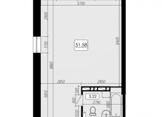 Продается 1-ком. квартира, 51.6 м2, Владивосток, Верхняя улица, 20