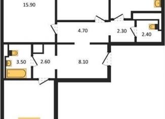 Продаю 3-ком. квартиру, 89.4 м2, Воронеж, улица Загоровского, 13к2