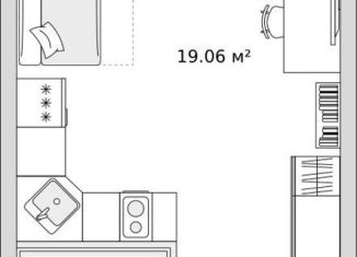 Продается квартира студия, 26.8 м2, поселок Бугры