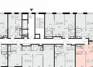 2-ком. квартира на продажу, 73.4 м2, Москва, 3-я Гражданская улица, 21, район Богородское