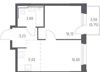 2-ком. квартира на продажу, 32.9 м2, Москва, жилой комплекс Квартал Герцена, к2, район Бирюлёво Восточное