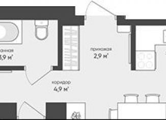 Продаю 2-ком. квартиру, 39.5 м2, Новосибирск, метро Золотая Нива, Промышленная улица, 7