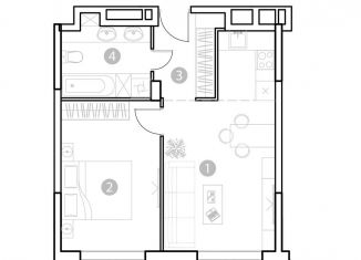 Продам 2-ком. квартиру, 44.5 м2, Москва, ВАО