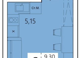 Продажа однокомнатной квартиры, 21 м2, Уфа, Ленинский район, улица Пожарского, 243