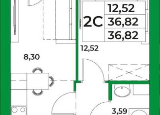 Продажа 1-ком. квартиры, 36.8 м2, Тюмень, Ленинский округ, Сливовая улица, 305