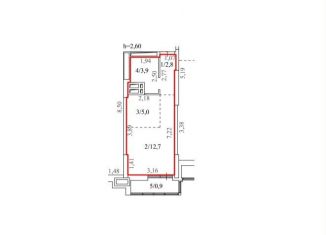 Продается квартира студия, 25.3 м2, Пермь, Кировский район, улица Юнг Прикамья, 14