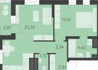 Продажа 1-ком. квартиры, 46.9 м2, Екатеринбург