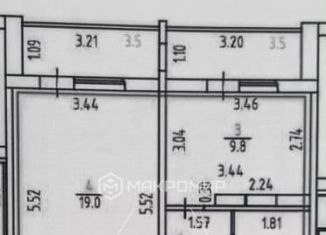 Продам 1-ком. квартиру, 36.8 м2, деревня Жилина, улица Генерала Лаврова, 10