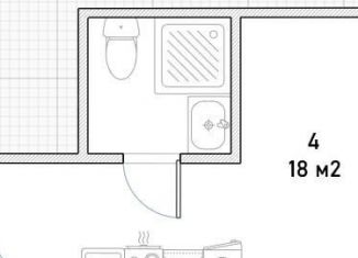 Продам квартиру студию, 18 м2, Москва, Скаковая улица, 15к2, станция Белорусская