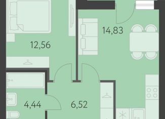 Продается однокомнатная квартира, 39.9 м2, Свердловская область