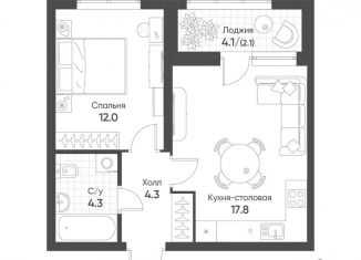 Продается однокомнатная квартира, 40.5 м2, Екатеринбург, метро Ботаническая