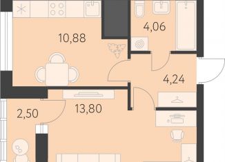 Продается 1-ком. квартира, 34.2 м2, Свердловская область