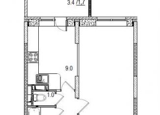 Продам 1-комнатную квартиру, 32.8 м2, Московская область, Юбилейная улица, 4А