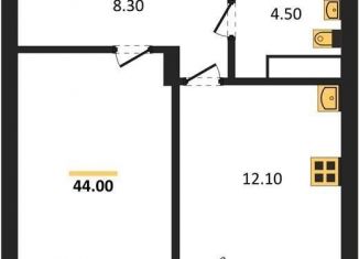 Продается 1-комнатная квартира, 44 м2, Воронеж, Железнодорожный район, бульвар Содружества, 1