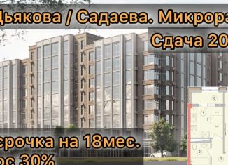 Продается 1-ком. квартира, 42 м2, Грозный, улица Дьякова, 15/20, 4-й микрорайон