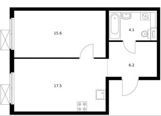 Продается 1-ком. квартира, 43.4 м2, Москва