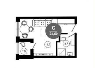 Продажа квартиры студии, 22.5 м2, Сочи