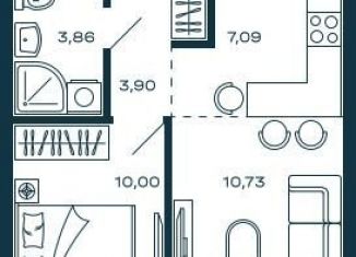 Продажа квартиры свободная планировка, 35.9 м2, Красногорск, жилой комплекс М_5, к5