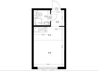 Продаю квартиру студию, 20.1 м2, Москва, жилой комплекс Большая Академическая 85, к3.4, метро Окружная