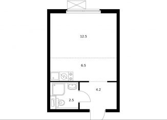 Продаю квартиру студию, 25.7 м2, деревня Середнево, деревня Середнево, 3