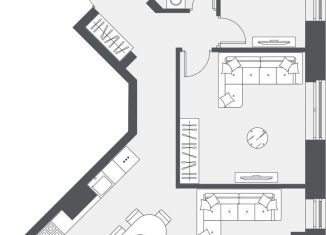 Продажа 2-ком. квартиры, 70.2 м2, Казань, Советский район