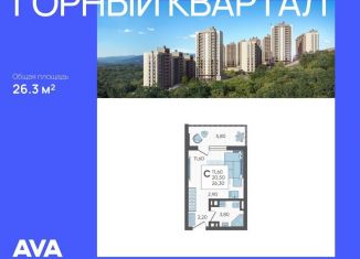 Продается квартира студия, 26.3 м2, село Раздольное