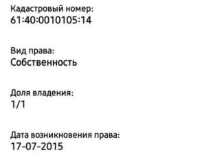 Участок на продажу, 12 сот., поселок Целина, 10-я линия