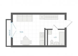 Продаю квартиру студию, 24.7 м2, Екатеринбург, метро Чкаловская