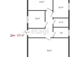 Продаю дом, 117 м2, село Патруши