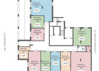 Продажа помещения свободного назначения, 48.57 м2, Воронеж, Краснознамённая улица, 109/1, Ленинский район