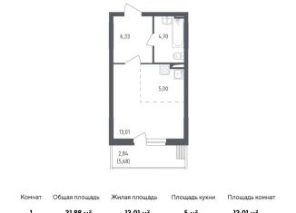 Продам квартиру студию, 31.9 м2, посёлок Жилино-1, жилой комплекс Егорово Парк, к1, ЖК Егорово Парк