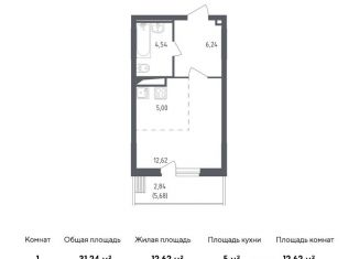 Квартира на продажу студия, 31.2 м2, посёлок Жилино-1, жилой комплекс Егорово Парк, к1, ЖК Егорово Парк