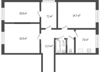 4-ком. квартира на продажу, 71 м2, Москва, проспект Андропова, 29, метро Коломенская