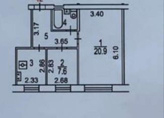 Сдаю 2-комнатную квартиру, 45 м2, Москва, Скаковая улица, 34к2, Скаковая улица