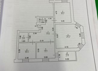 Продается трехкомнатная квартира, 85.6 м2, Мамадыш, Новозаводская улица