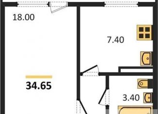 Продается 1-ком. квартира, 34.6 м2, Новосибирск, метро Площадь Гарина-Михайловского, Междуреченская улица, 1/2